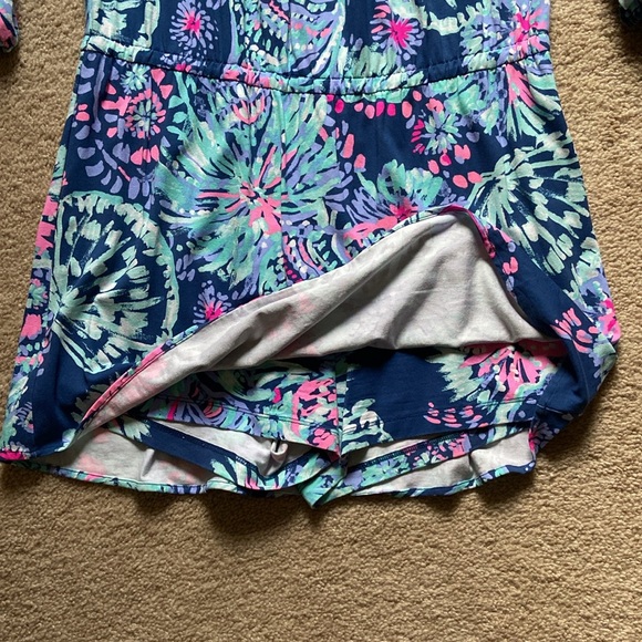 Lilly Pulitzer long sleeve, off the shoulder romper. Size medium. - Picture 2 of 4